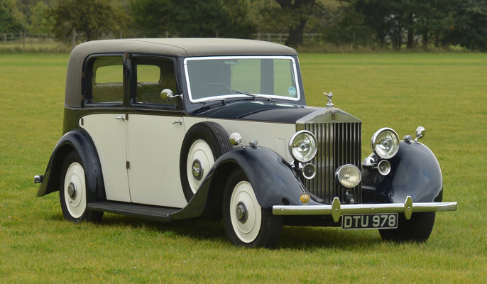 Vintage Rolls Royce Wedding Car